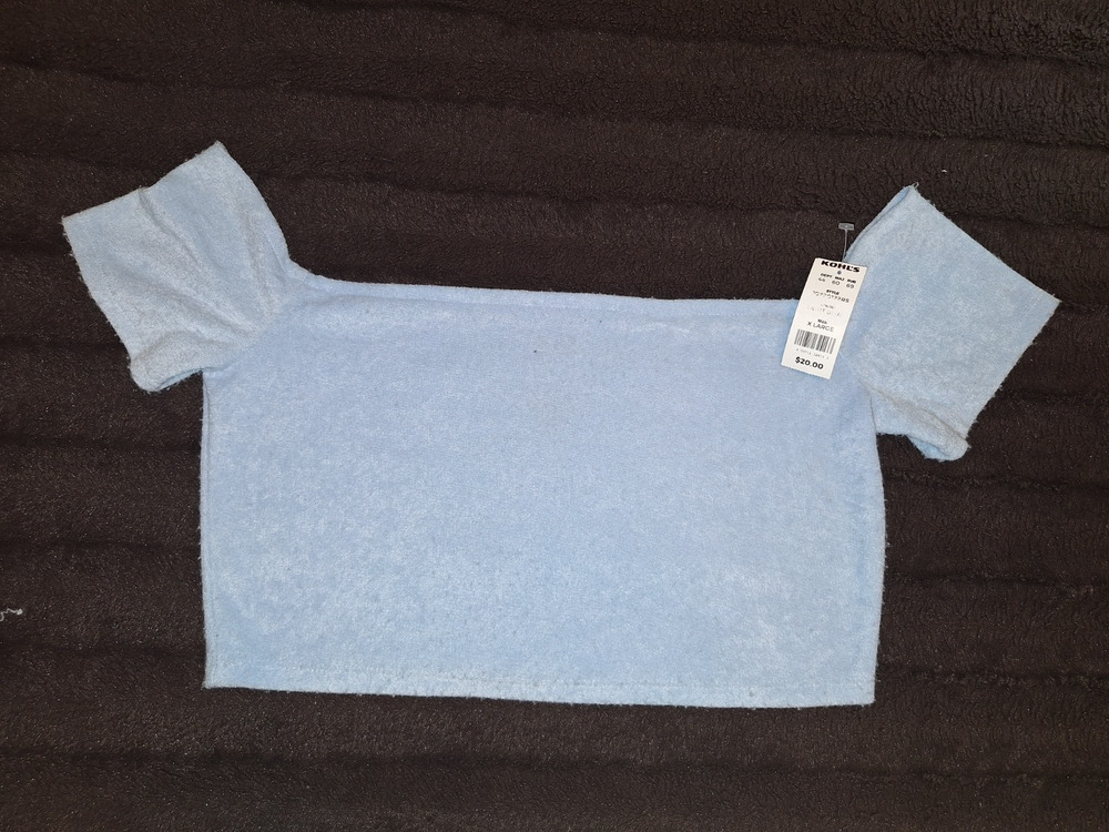 Kohl’s So XL Blue off the shoulder top